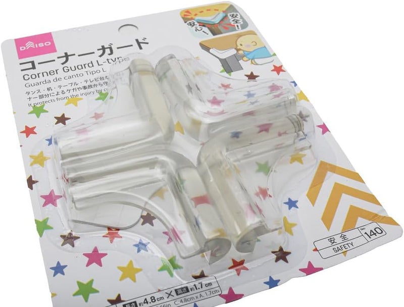 Daiso Corner Guard – L Type (4 Pcs) | Safety Protector for Home, Furniture & Children - Image 3